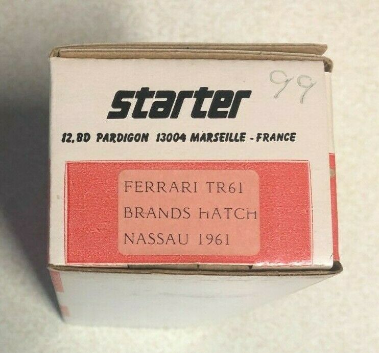 Starter 1/43 Ferrari Tr61 Brand Hatch Nassau 1961